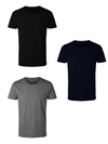 ENRICO COVERI - ET1200 T-shirt uomo girocollo caldo cotone - 3 pezzi