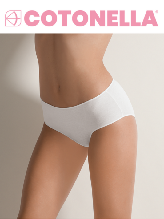 COTONELLA - Slip donna midi in cotone 3488 - 6 Pezzi