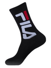 FILA - 9598 Calzini Spugna Unisex con Big Logo - 2 Paia