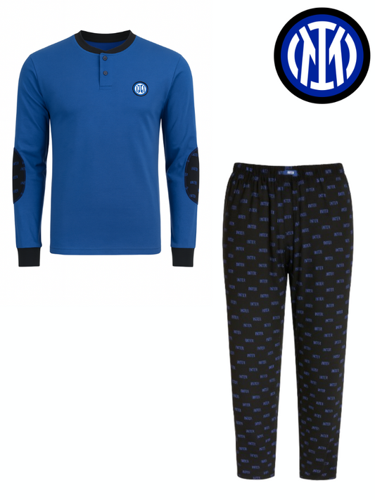 Pigiama uomo INTER in caldo cotone - T10 1150