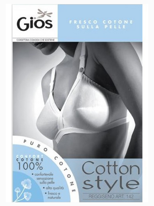 GIOS - Reggiseno incrociato in cotone - Art.142