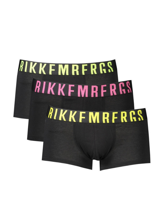 BIKKEMBERGS - Boxer uomo elastico esterno - 3 pezzi