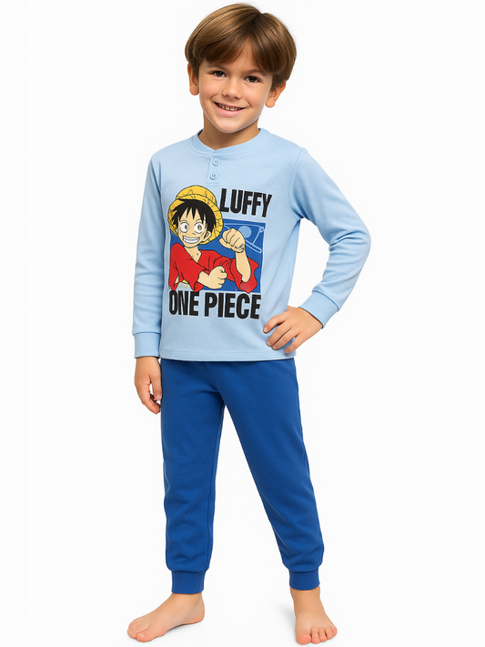 SABOR - Pigiama Bimbo ONE PIECE Caldo Cotone - ON40M7615
