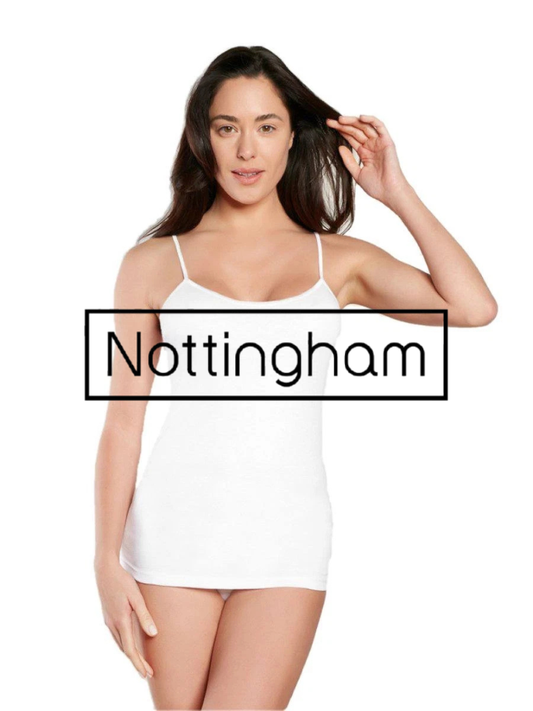 NOTTINGHAM - Canotta donna spalla stretta in cotone jersey 3 Pezzi - VS4014