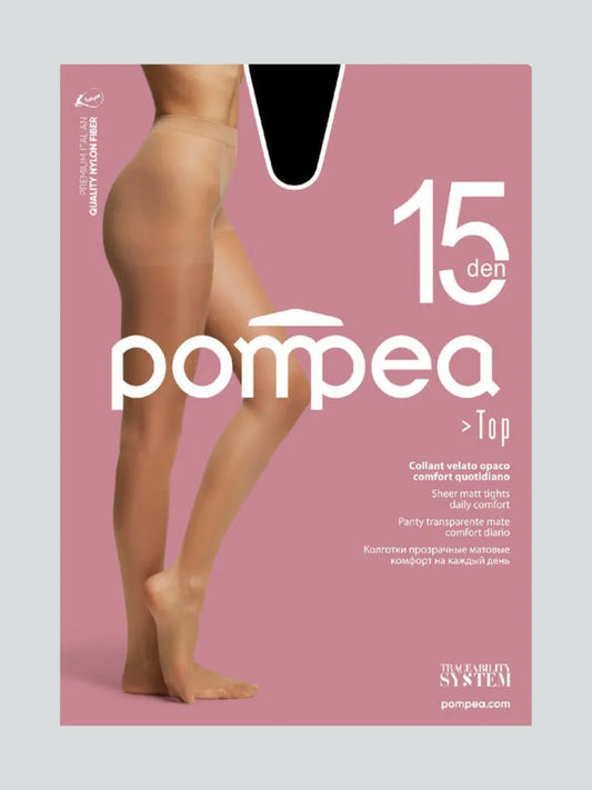 Pompea - Collant Donna 15 Denari TOP15 - 6 Paia