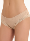 Love and Bra - 301 Slip in Cotone Elasticizzato e Pizzo