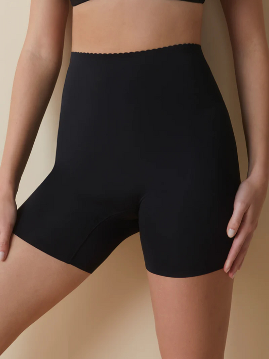 SELENE - 504 Slip-guaina gamba lunga taglio laser effetto seta