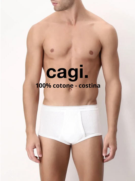CAGI - Boxer Uomo in cotone Costina - 1200