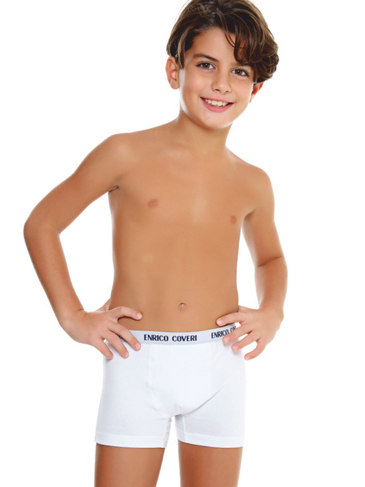 ENRICO COVERI - EB4000 Boxer bimbo cotone elasticizzato - 6 pezzi