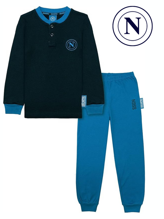Pigiama uomo SSC NAPOLI in caldo cotone - T10 1170