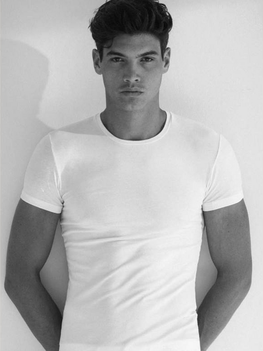 ENRICO COVERI - ET1010 T-shirt uomo caldo cotone - 3 pezzi