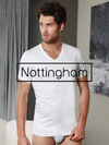NOTTINGHAM - T-shirt scollo a V in cotone jersey 3 pezzi - TV6103