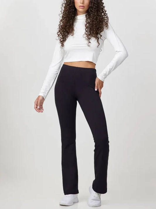 Pantaleggings Donna a Zampa in Cotone Elasticizzato Jadea 4195
