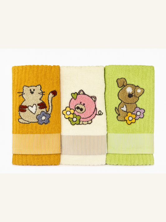 VINGI - STROFINACCI IN 100% COTONE - 3 PEZZI