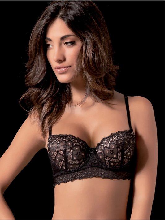 Love and Bra - CHANTAL Reggiseno Balconcino Pizzo Coppa-B