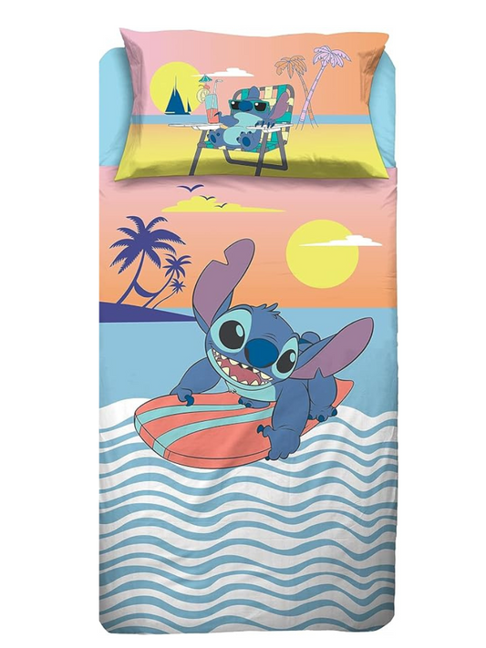 HERMET - Completo letto singolo STITCH 100% cotone