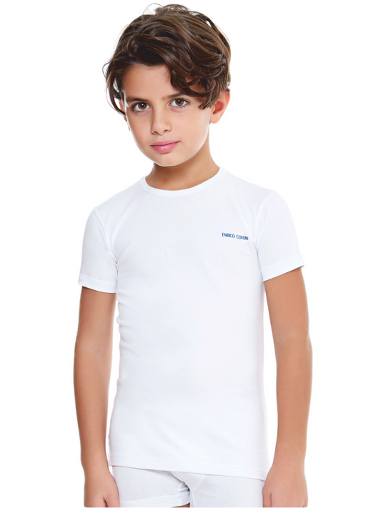 ENRICO COVERI - ET4000 T-shirt bimbo cotone bielastico - 3 pezzi