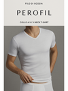 PEROFIL - T-shirt Scollo a V Uomo Filo di Scozia - VPRT00008