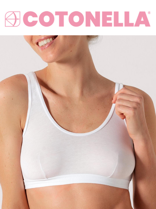 COTONELLA - Brassiere in cotone elasticizzato - GD487
