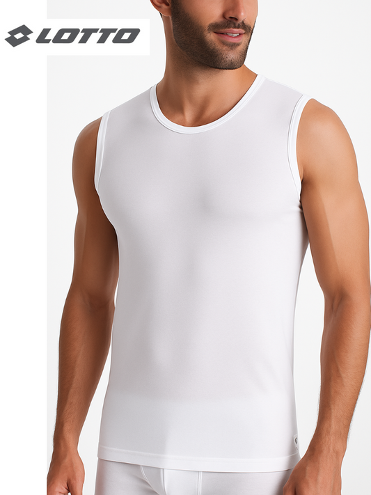 LOTTO - LT1013 Smanicato uomo in cotone bielastico - 3 pezzi