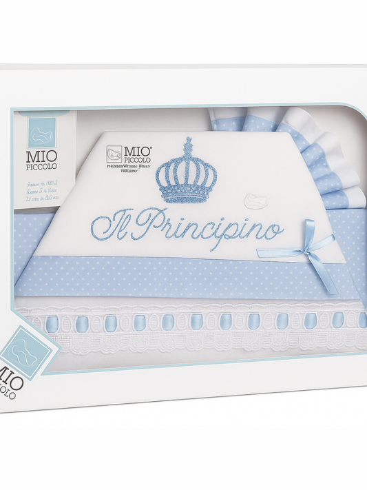 MIO PICCOLO - Set Lenzuolino Culla 100% Cotone - Art 37 Dis.356