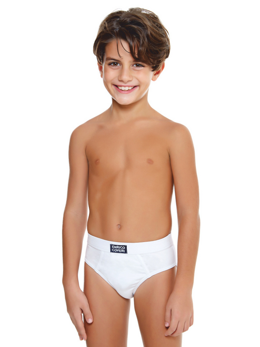 ENRICO COVERI - ES4015 Slip bimbo elastico interno - 6 pezzi