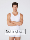 NOTTINGHAM - Canotta uomo spalla larga in lana e cotone 3 Pezzi - VL18
