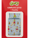 HERMET - Completo letto THE GRINCH 1 Piazza in 100% cotone