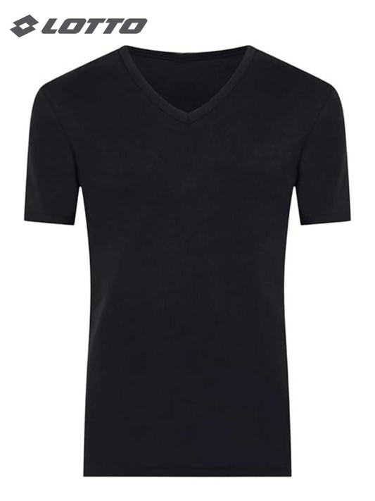 LOTTO - LT1111 T-shirt uomo scollo V in cotone - 3 pezzi