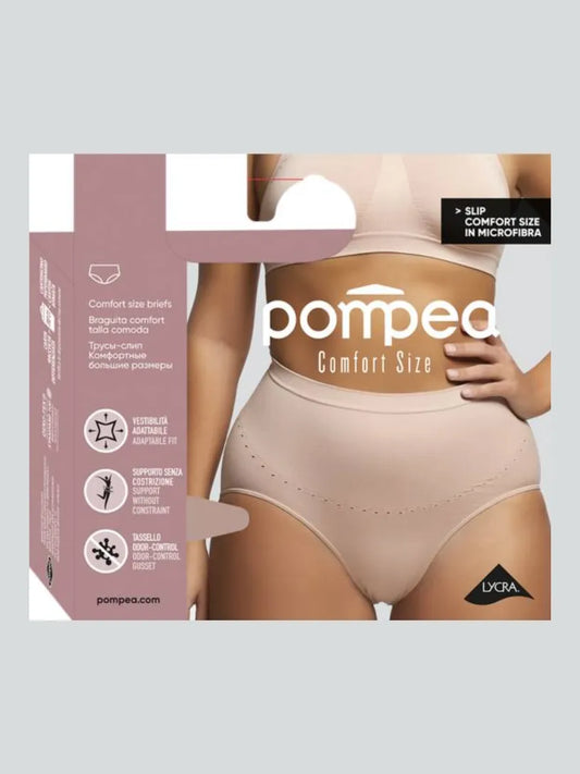 Pompea - Slip Donna in Microfibra COMFORT SIZE - 3 Pezzi