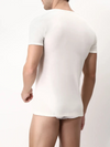 CAGI - T-shirt Uomo Girocollo in Lana e Cotone - 5330