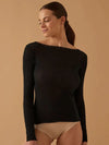 Maglia Donna Scollo A Barca con Cashmere Jadea 4064