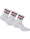 FILA - 9398 Calzini Quarter Unisex in cotone - 3 Paia