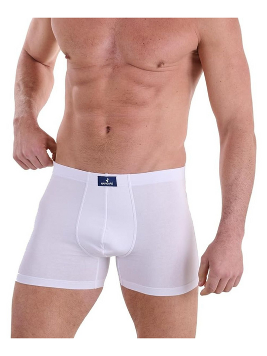 NAVIGARE - 573 Boxer Uomo Elastico Interno in Cotone Elasticizzato - 6 Pezzi