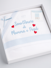 MIO PICCOLO - Set Lenzuola Culla 100% Cotone Amore di Mamma e Papà - Art.37
