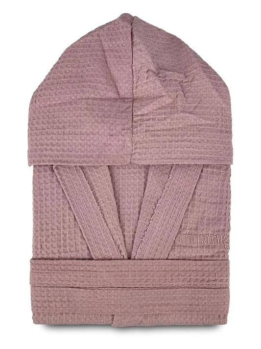 SOMMARUGA - Accappatoio unisex nido d'ape