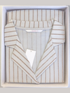 JADEA - Pigiama donna in caldo cotone modello camicia - 5264