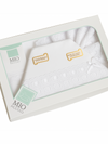 MIO PICCOLO - Set Lenzuolino Culla Macramè 100% cotone - Art 770