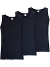 NOTTINGHAM - Canotta uomo spalla larga 100% cotone - 3 Pezzi - VL700