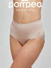 Pompea - Slip Donna Contenitivo in Microfibra SEAMLESS - 3 Pezzi