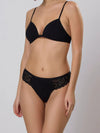 Brasiliana Donna In Cotone Modal con Pizzo e Retro Doppiato Jadea 516 - 6 Pezzi