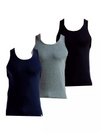 ENRICO COVERI - ET1102 Canotta uomo cotone pettinato - 3 pezzi