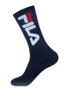 FILA - 9598 Calzini Spugna Unisex con Big Logo - 2 Paia