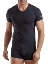 ENRICO COVERI - ET1001 T-shirt uomo cotone bielastico scollo V - 3 pezzi