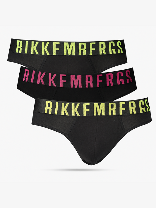 BIKKEMBERGS - Slip uomo elastico esterno - 3 Pezzi