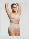 Pompea - Slip Donna in Microfibra Vita Alta COMFORT SIZE - 3 Pezzi