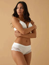 Slip Short Donna Jadea 522 in Cotone Modal e Pizzo - 6 Pezzi