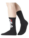 FILA - 9598 Calzini Spugna Unisex con Big Logo - 2 Paia