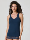 Canotta Donna in Cotone con Pizzo Jadea 4328