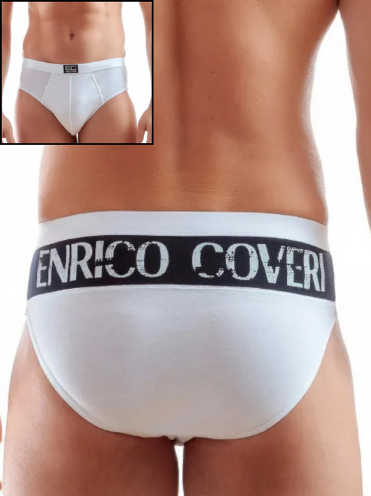 ENRICO COVERI - ES1512 Slip uomo cotone elasticizzato - 6 pezzi